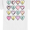 thumbnail image 3 of Peanuts - Love Heart Grid Short Sleeve Graphic T-Shirt, 3 of 6