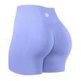 thumbnail image 6 of NELEUS Womens Workout Shorts High Waist Athletic No Front Seam Scrunch Butt Yoga Shorts 1 Pack, Purple, US Size XL, 6 of 7