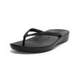 thumbnail image 2 of FITFLOP Women's Iqushion Ergonomic Flip-Flops, Color: All Black, Size: 8 (E54-090-060), 2 of 4