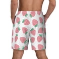 thumbnail image 4 of Uemuo Strawberry Pattern Mens Swim Trunks Quick Dry Board Shorts with Mesh Lining, Stretch Beach Shorts Quick Dry No-Chafing Board Shorts-3X-Large, 4 of 9