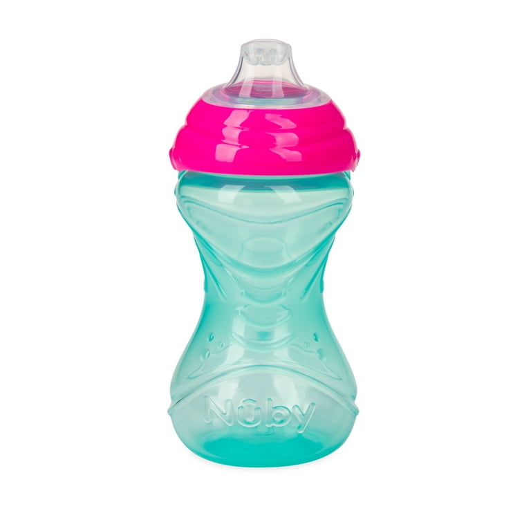 Nuby SiliBand 10 oz Clik-It Cup with Silicone Spout and Silicone Band