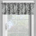 thumbnail image 2 of Ambesonne Black and White Window Valance, Western Floral, 54" X 12", Black White, 2 of 5