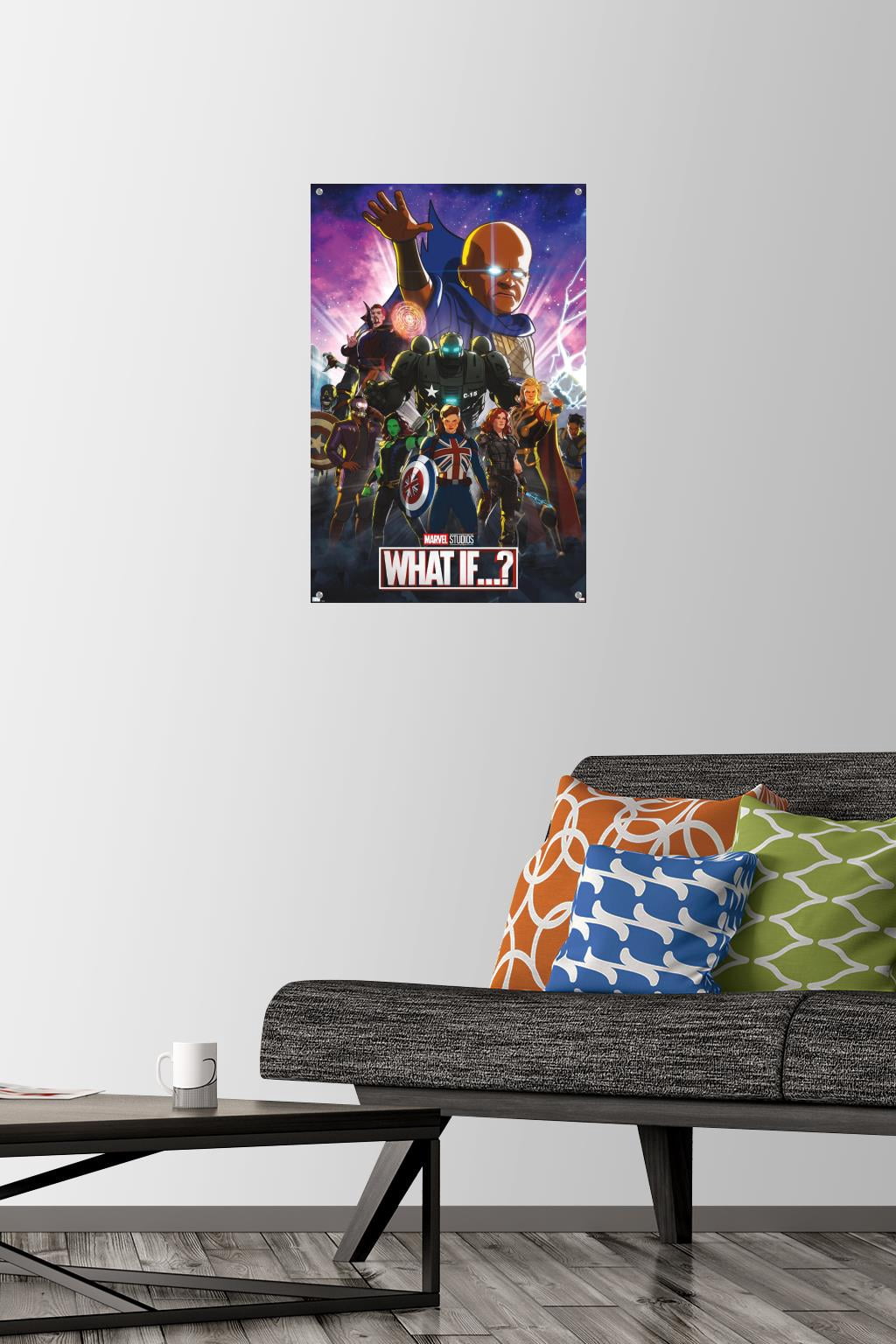Marvel What If? - Group Wall Poster with Pushpins, 14.725" x 22.375"