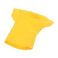 thumbnail image 3 of 1:12 ropa en miniatura de manga corta, disfraz de figura de acción, muñecas corporales de juguete, moda holgada hecha a mano, mangas cortas femeninas Amarillo CUTICAT Miniatura manga corta, 3 of 8