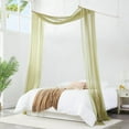 thumbnail image 3 of WARM HOME DESIGNS 12 Feet Long Sheer Sage Window Scarf, 55 X 144 Inches in Size. AM Sage 144, 3 of 5
