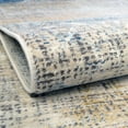 thumbnail image 5 of Rugs.com Deepa Collection Rug – 6 Ft Runner Blue Ivory Medium Rug Perfect For Hallways, Entryways, 5 of 9