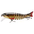 thumbnail image 1 of 10,5 cm/17,3g hundimiento Wobblers señuelos de pesca articulados Crankbait Swimbait 8 segmentos, 1 of 7