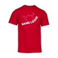 thumbnail image 1 of Gravity Threads Hang Loose Mens Short-Sleeve T-Shirt - Red - Small, 1 of 2