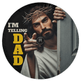 thumbnail image 3 of Lotusprinthandmade Funny Jesus Spare Tire Cover With Backup Camera Hole, Jesus Spare Tire Cover, 3 of 7
