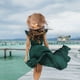 thumbnail image 4 of Sombrero de mujer con circunferencia de 56-58 cm, sombrero de sol con protección solar para verano, sombrero de paja para playa y conjunto de bolsa de paja, 4 of 5