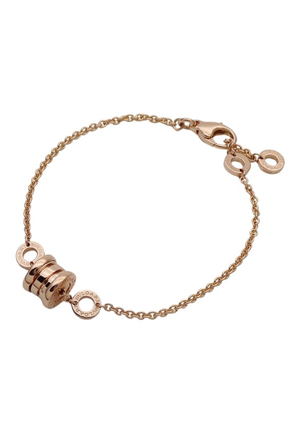 Pre-Owned Bulgari BVLGARI Bracelet for Women, Brand Name, 750PG B-zero1 Element Pink Gold...