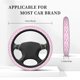 thumbnail image 3 of Fotbe Pink bows Funda para Volante Universal de 15 pulgadas, Accesorios para Auto para Hombre y Mujer, Protector de Volante Cómodo para SUV y Sedán, 3 of 6