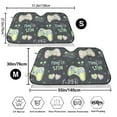 thumbnail image 3 of Haiem Gamers Car Windshield Sun Shade - Blocks UV Rays Sun Visor Protector, Sunshade to Keep Your Vehicle Cool, Universal Fit SUV Van Sedan-Medium, 3 of 7