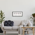 thumbnail image 2 of Stupell Industries Subtle Love Grows Here Black Framed Floater Canvas Wall Art design by Lil' Rue, 14 x 31, 2 of 9