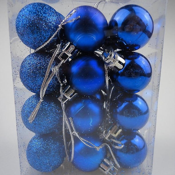 Bolas de Navidad KEWITY 24 piezas decoración árbol 3 cm plástico