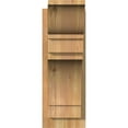 thumbnail image 2 of Ekena Millwork 8"W x 18"D x 22"H Merced Rough Sawn Traditional Outlooker, Western Red Cedar, 2 of 4
