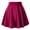 Wine, variant on Women's Mini Skirt Elastic Waist Cute Layered Short Skirt Summer Skirts for Women Girls Black L