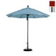 California Umbrella ALTO908002-SA40 9 Ft. Fibre de Verre Marché Poulie Parapluie Ouvert S Anodisé-Pacifica-Brique – image 1 sur 4