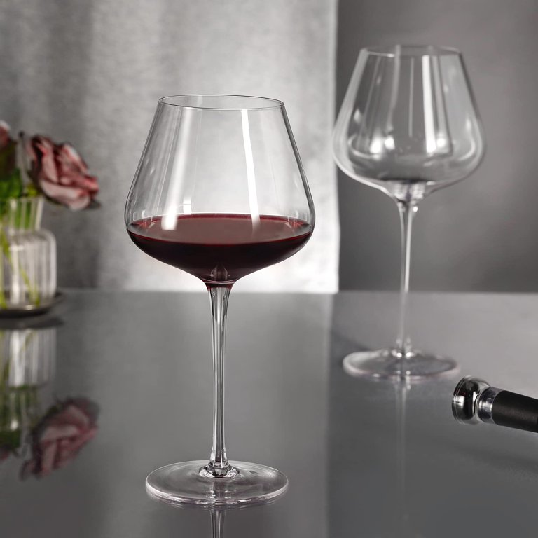 Roraem Modern Crystal Hand Blown Wine Glasses