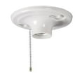 thumbnail image 6 of 2 Lamp Holder Ceiling Mount Light Bulb Socket Fit Medium Base Pull Chain Fixture, 6 of 6