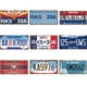thumbnail image 1 of Placa de matrícula de hierro Wdftyju Kit de pintura rectangular 30x15cm 9 Uds., 1 of 9