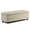 Cream, variant on Faux Leather Storage Bench in Cream