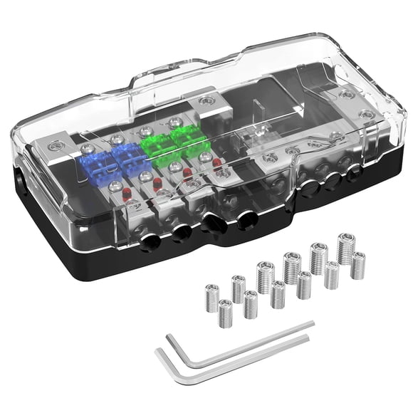 Bloque de distribución de energía fusionado Joinfworld Car Audio de 4 vías
