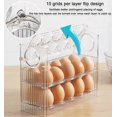 thumbnail image 3 of 3 Layer Egg Holder for Refrigerator, Large Capacity Egg Tray 30 Grid, 3 of 5