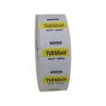 thumbnail image 2 of (Price/Pack)Ncco National Checking 1 Inch X 1 Inch Trilingual Yellow Tuesday Permanent Label, 1000 Each, 1 per case, 2 of 2