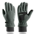 thumbnail image 4 of Dyfzdhu Winter Women With Buckle Riding Gloves Men Velvet Plus Non Slip Warm Gloves Gloves Grey, 4 of 8
