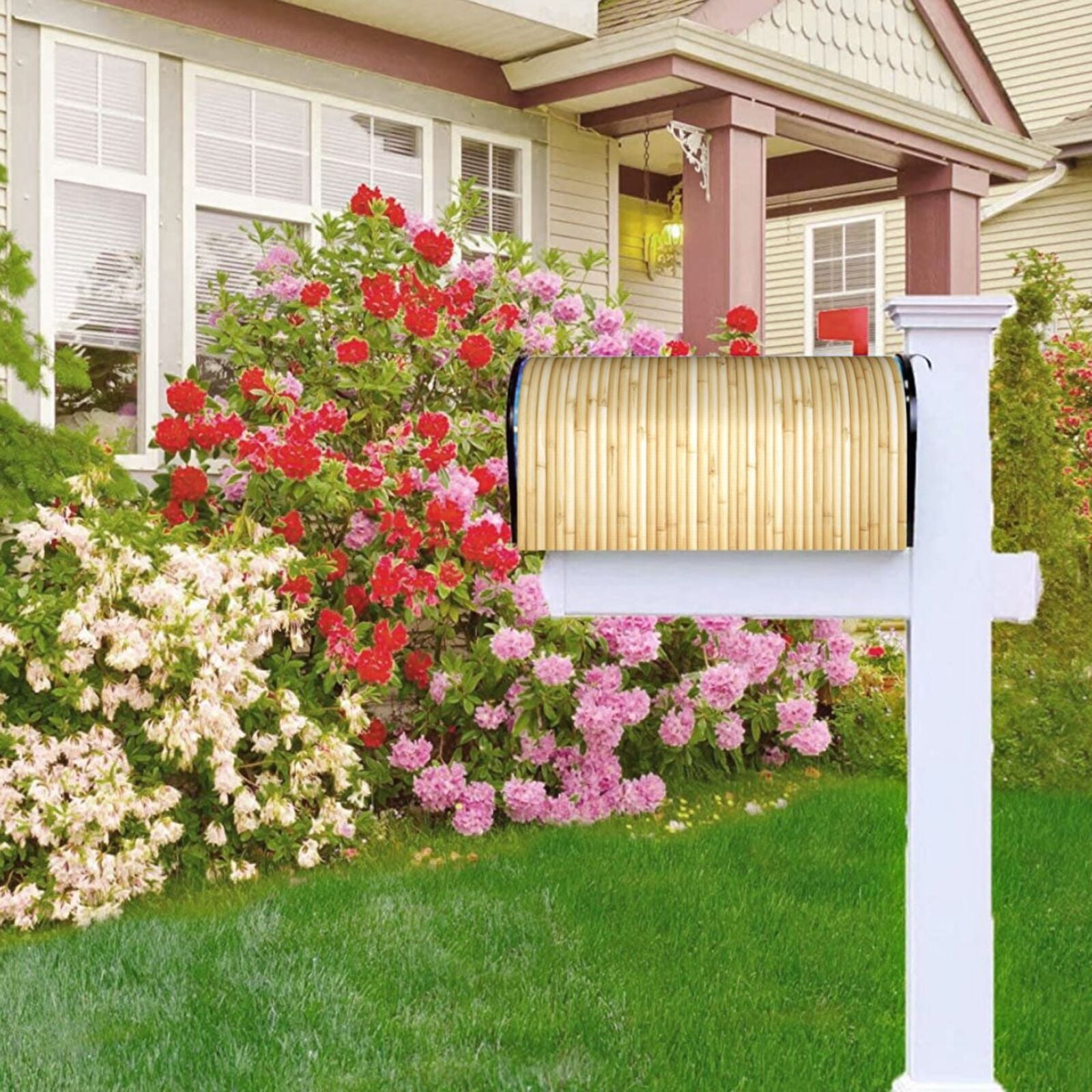 Kdxio Magnetic Mailbox Cover 21x18 in Mailbox Cover Outdoor Decoration Holiday Mailbox Covers for Home Garden Yard-21x18 in