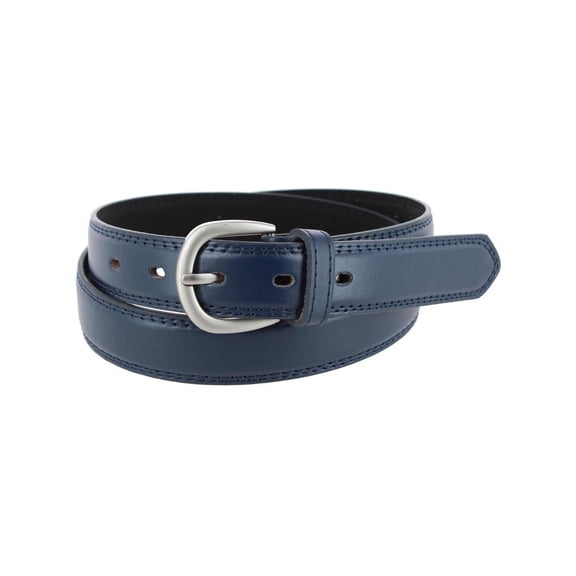CTM 1 1/8 Inch Wide Basic Dress Belt (Men)
