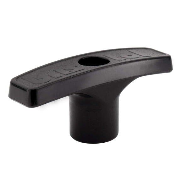 RecPro RV Waste Valve Handle | Replacement for Valve Extension Rod | Black (Single Pack)