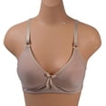 thumbnail image 2 of Iheyi 6 Pieces No Wire Full Cup Plain/Lace Light Padded Wire Free Bra A/B/C (42C), 2 of 3