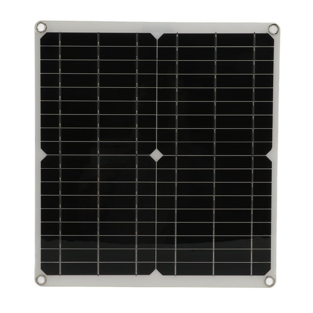 Kit de panel Solar ANGGREK 18 V Alta Tasa de Conversión 25 W Ampliamente Compatible Para Actividades Al Aire Libre