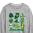 thumbnail image 3 of Star Wars - St. Patrick's Day Yoda and Friends - Toddler And Youth Long Sleeve Graphic T-Shirt, 3 of 5