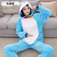 thumbnail image 4 of Pijamas Kigurumi Doraemon de dibujos animados para mujer, mono con capucha de manga larga, ropa de dormir de Animal para Halloween y Navidad, 4 of 4