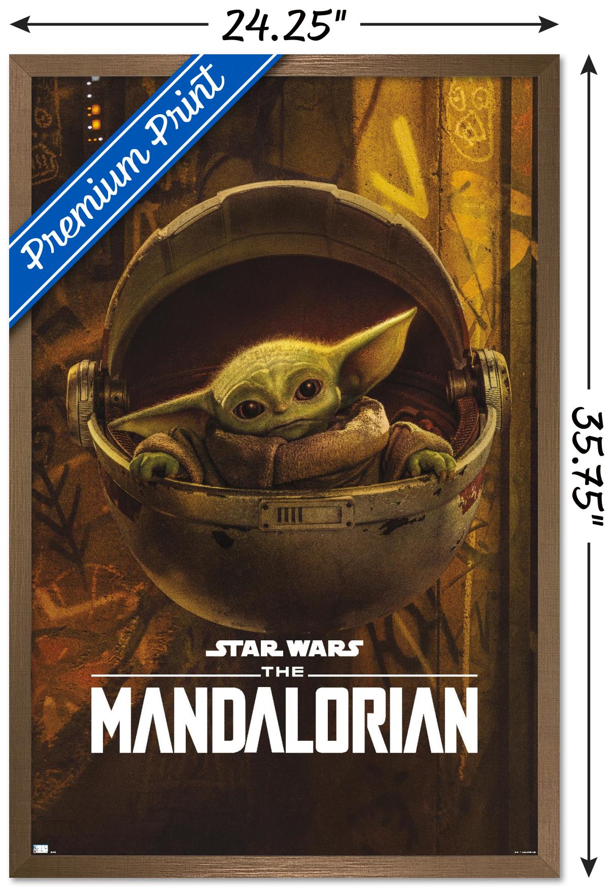 Star Wars: The Mandalorian Season 2 - The Child Wall Poster, 22.375" x 34", Framed - image 3 of 5