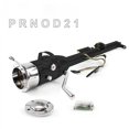 thumbnail image 1 of Over Drive Floor Mount 9 Hole White Push Button Keyed Tilt Shift Column - Black, 1 of 1