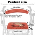 thumbnail image 6 of HELLHERO Father Christmas Rollator Walker Seat Back Covers for Elder Seat & Backrest Cover Set for Elderly, 6 of 7