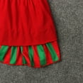thumbnail image 6 of yocbz Toddler Boy Christmas Outfit Toddler Baby Girl Christmas Outfits Long Sleeve Shirts Tunic Top and Ruffle Pants Set Cute Infant Clothes Red,Size for 1-2 Years, 6 of 9