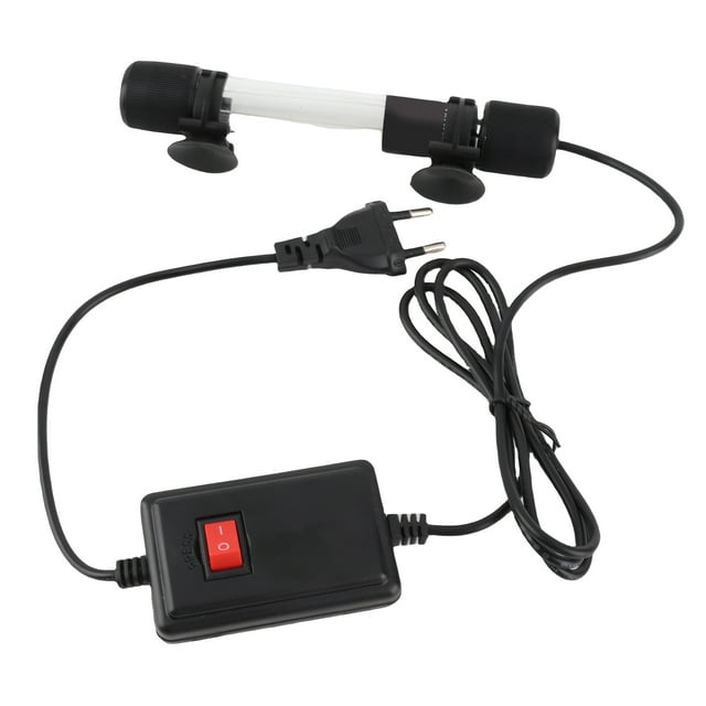 Aquarium UV Light, Lámpara de Pescado Multifuncional UV Resistente Brillo Estable Eu Enchufe 220V Para Pisos