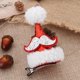 thumbnail image 3 of 6 uds pinzas para el cabello navideñas, pasadores con gorro con nudo navideño, lindo San, 3 of 4