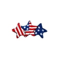 thumbnail image 2 of American Flag Bathroom Rug Soft Plush Entryway Mat for Independence Day, Thick Non-Slip Door Carpet for Home or Office Decor, 2 of 6
