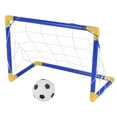 thumbnail image 2 of Mini balón de fútbol plegable para interior, portería con red y bomba, juego de deporte para niños al aire libre, juguete para el hogar, regalo de cumpleaños para niños de plástico, 2 of 4