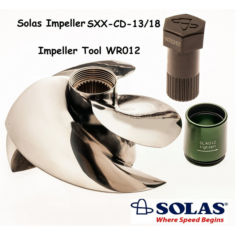 Solas Sea Doo 300 HP Impeller & Tool SXXCD13/18 RXPX RXTX GTX Ltd