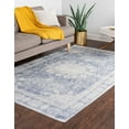 thumbnail image 5 of Unique Loom Asheville Collection Area Rug - Rockwell (8' x 10' Rectangle Navy Blue/Gray), 5 of 11