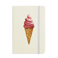 thumbnail image 1 of Carnet Aquarelle Rouge Douce Glace Couverture Rigide en Tissu Journal Classique, 1 of 3