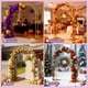 thumbnail image 3 of Arco de Jardín Metálico con Enrejado Nisoger 2m con Estructura de Acero, 3 of 8