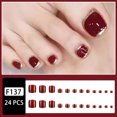 thumbnail image 1 of YKHMYB 24 Piezas Por Caja De Uñas Portátiles , Postizas , Juego Con Pegamento , Cuidado Extensión Desmontables , Arte , De Jalea Y Tira De Contusión Gao Jiahui unisex, 1 of 2